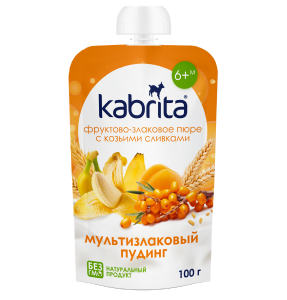Kabrita®-ს პუდინგების ასორტი 100 გ, 6 ცალი, 6 თვიდან