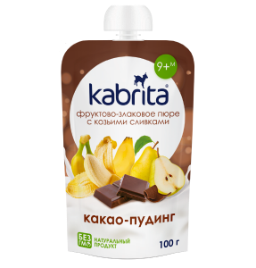 Kabrita®-ს პუდინგების ასორტი 100 გ, 6 ცალი, 6 თვიდან