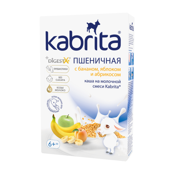Kabrita® Wheat cereal with Banana, Apricot & Apple