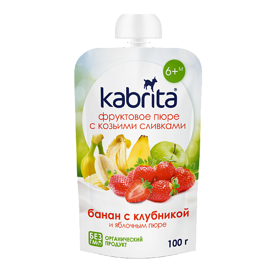 Kabrita® ბანანი მარწყვით